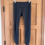 prAna  Grey Rouched Leg Patterned Leggings Size Medium​​ Photo 2