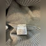 Charter Club Women's Metallic Cotton Henley Gray Silver Sweater Sparkly XS New Photo 8