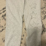 Preppy Gray Star Sweatpants Size L Photo 0