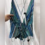 ZARA  Striped Linen Blend Top Sz XL Photo 4