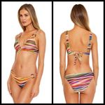 Becca 💕💕 Awaken Callie Banded Triangle Bikini Top ~ Small S NWT Photo 3