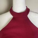 Lulus  Women's Red Lace Halter Lace A-Line Skater Mini Cockail Christmas Dress XS Photo 4