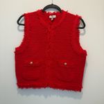 J.Crew  Textured vest in fine bouclé size S Photo 1