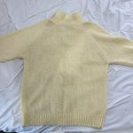 Yellow Cable Knit Sweater Size M Photo 1