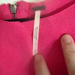 Free People  Women's Long Sleeve‎ Knit Mini Dress Stylish Hot Pink Photo 5