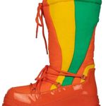 Jeffrey Campbell Skis Snow Boot In Bright Orange Multi Size 6 Photo 0