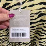Everlane NWT The Poplin Summer Dress In Pale Yellow Tiger Stripe Photo 4