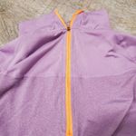 Champion  Performance Purple and Orange Half Zip Exercise Top Size Medium Photo 2