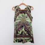 Apt. 9 Y2K  Womens Top Size L Earthy Sleeveless Beaded Forest Fairy Witchy Boho‎ Photo 1