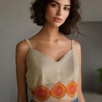 Ashley Stewart . Crotchet boho crop top. 18/20. NWT Photo 0