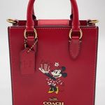 Coach /disney mini Minnie mouse leather tote Photo 5