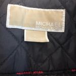 Michael Kors Petite Large Black Quilted Moto Jacket. Double Zip. Cinched Waist Photo 5
