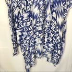 Anthropologie Michael Stars Blue & White Boho Duster OS Photo 3