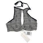 l*space L* Jessy High Neck Cutout Bikini Top Best I Ever Plaid Size Medium NEW Photo 4