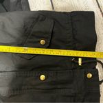 Miss London  Black Women's Hooded Jacket Size S Moto Photo 7