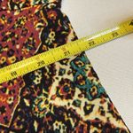 Bebop Dress Tunic Mini Retro 70s Boho Hippie XL Multicolor 3/4 Sleeve Tie # Photo 7