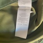 J.Crew Ruffle Mock Neck Blouse XXS Army Green  Preppy Corporate Chic Work Shirt‎ Photo 9