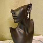 Wire Design Sun Earrings Gold Photo 5