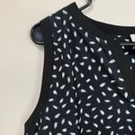Chico's Chico’s Zen Sport Black White Dot Print Notch Neck Tank Top NWT Size 2 US L Photo 4