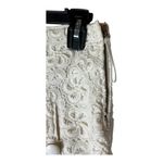 Leifsdottir Anthropologie Skirt Women 4 White Lace Crochet A‎ Line Mini Boho Photo 3