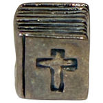 Pandora  925 ALE Sterling Silver Retired Religious Bible Book Cross Charm Jewelry Photo 0