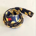 MAAX Blue Fish River Hawaiian Print Cotton Belt, sz. S Photo 2