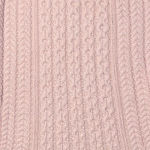 Vintage 80’s‎ STUDIO Pink Cable Knit Pearl Embellished Wool Sweater Size Medium Photo 8