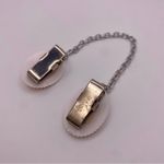 Vintage Floral Cardigan Clip Sweater Guard –Pink Flowers & Pearl Accent Pink Photo 2