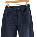 American Eagle  Black Distressed Mom Straight Jeans Photo 1