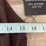 Boston Proper  Womens High Neck‎ Tiered Open Back Maxi Dress Brown Size 8 NWT Photo 11