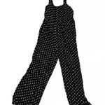 Madewell Black & White Polka Dot Jumpsuit | Tank Top Full Length Romper | Size 2 Photo 2