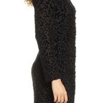 Fraîche by J. Long Velvet Animal Print Dress Long Sleeve Mini Size S NWT Photo 7