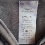 Naked Wardrobe NWT Bandeau Bikini Set in Black Photo 5