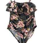 Kona Sol  women's size small floral bathing suit with adjustable straps Photo 0