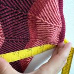 Orange Chevron Crochet Knit Top, Boho Festival‎ Hippie Indie Retro 70s Medium Photo 5