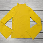 Maeve Anthropologie  Yellow bell sleeve sweater Photo 0