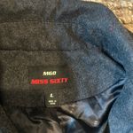 Miss Sixty  Vintage Grey Wool Blend Pea Coat Size Large Photo 5