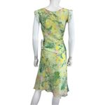 HYPE NWT Pastel Silk Floral Dress Size 6 Yellow Photo 2