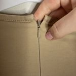 Michael Kors Michael  tan lace up cotton blend shift t-shirt dress size 6 Photo 5