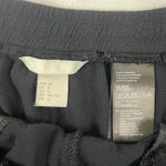 H&M Wide Leg Rayon Pants Women's Tassel Drawstring Casual Comfy Black Sz 8 Photo 4