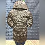 GRAN ORIENTE Woman’s lightweight Jacket w/Faux Fur Lining Hoodie Brown Small Photo 2