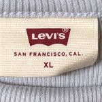 Levi's Tank Top Womens XL Light Blue Cropped Camisole Ribbed Bow Detail Casual Photo 4