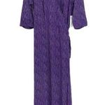 Jessica London PURPLE CHIC OFFICE MAXI WRAP DRESS 16 Photo 0
