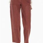 Wilfred Free High Rise Straight Leg Cargo Utility Pants Pink Women's Size 2 Photo 0