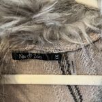 Nic Zoe Cardigan Sweater Open Front Fur Trim Art Lagenlook Boho Preppy Whimsical Photo 4