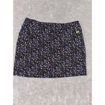 Swing Control Womens 12 Athletic Skort Navy Multi Floral Print Golf‎ Athleisure Black Photo 5
