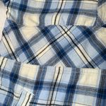 Free People  We the Free Wind River Plaid Shirt Pullover Tunic; pockets; Medium Photo 7