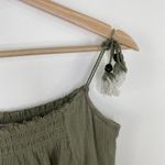 Joie  Womens Green Lillianna Mini Dress Size XXS Boho Earthy Casual Summer Boho Photo 2