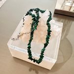 Malachite Chip Necklace Green Photo 3