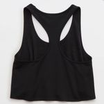 Aerie  Offline OTT Crop Tank Top Black Medium Photo 3